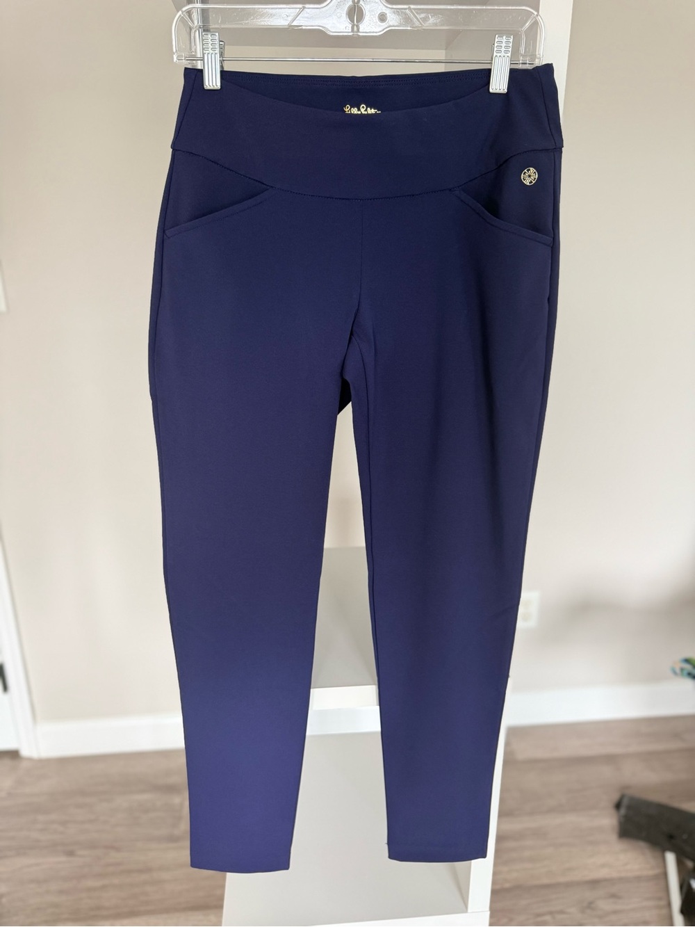 Lilly Pulitzer Navy SPF+ Luxletic Corso Ankle Pants